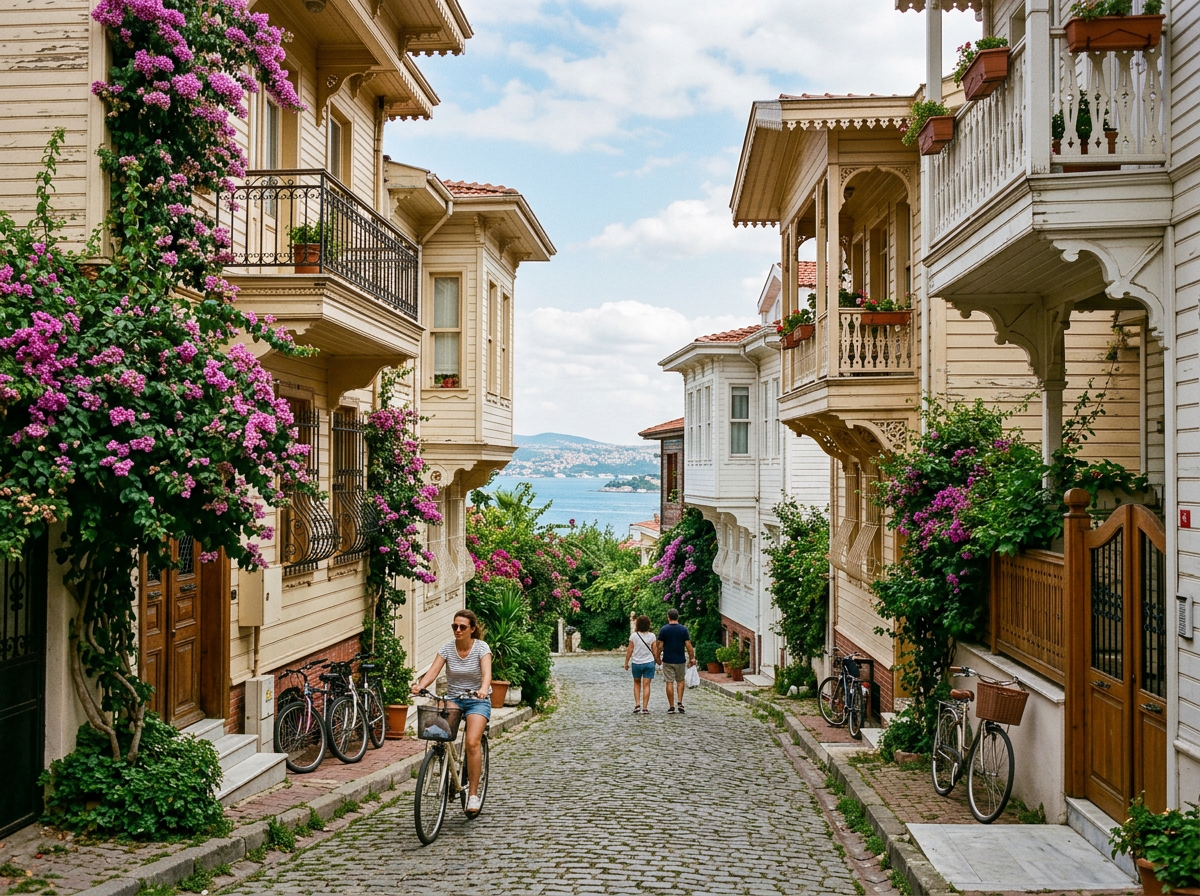 Büyükada’da tarihi köşkler ve iskele
